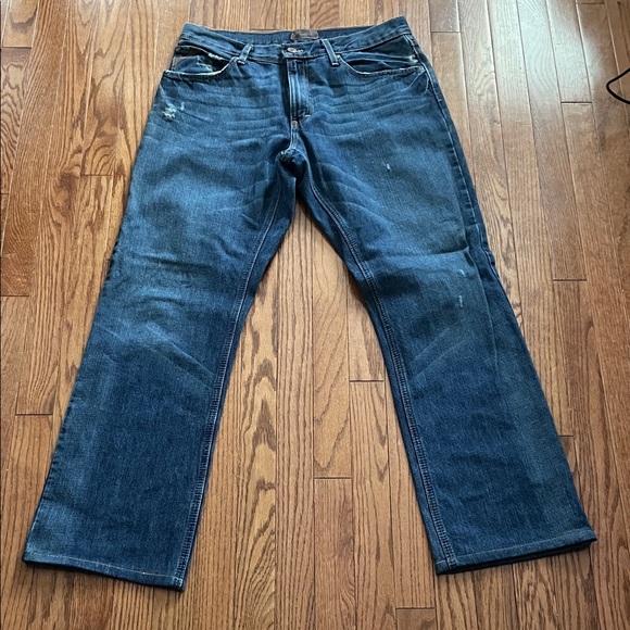 Ariat Denim M4 LR Boot Medium Wash Jeans Men’s Sz 33/36